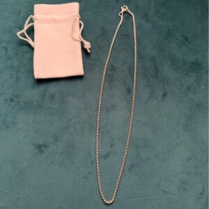 David Yurman Box Chain Necklace
Grey Titanium, 3.6mm, 20” - New